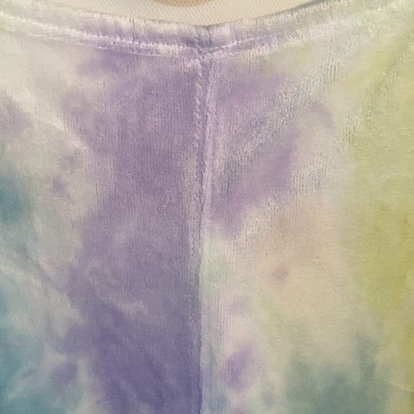 Free People Bright Eyes Velvet Tee Cloud Combo Top - Picture 11 of 13